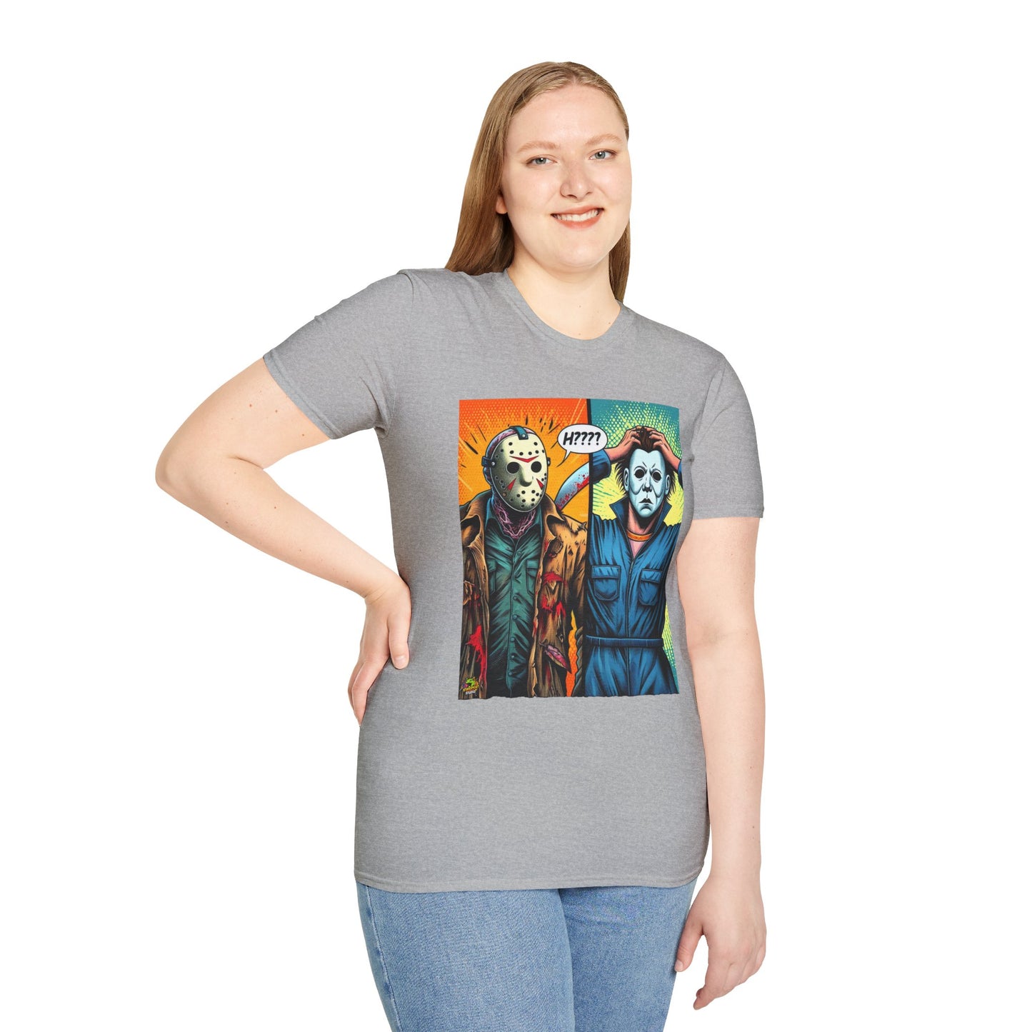 Funny - Jason Voorhees & Michael Myers Shirt | Funny Halloween Picnic Tee - premium material. perfect gift idea. Order yours now and stand out with this exclusive piece!