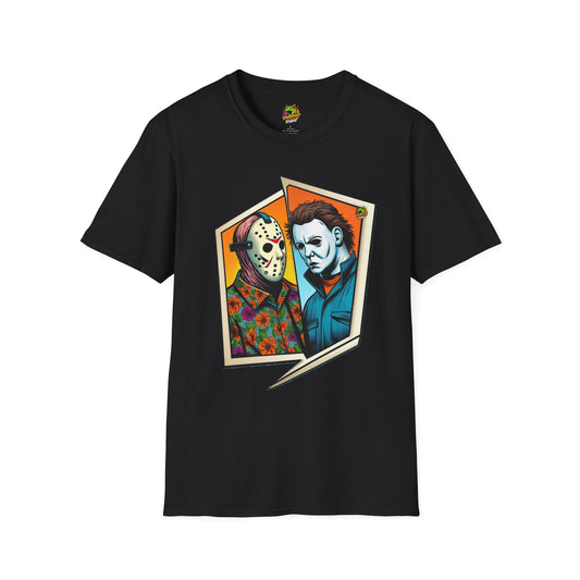 Michael Myers Vintage Shirt | Jason Voorhees Funny Horror Picnic Tee - High Quality Image