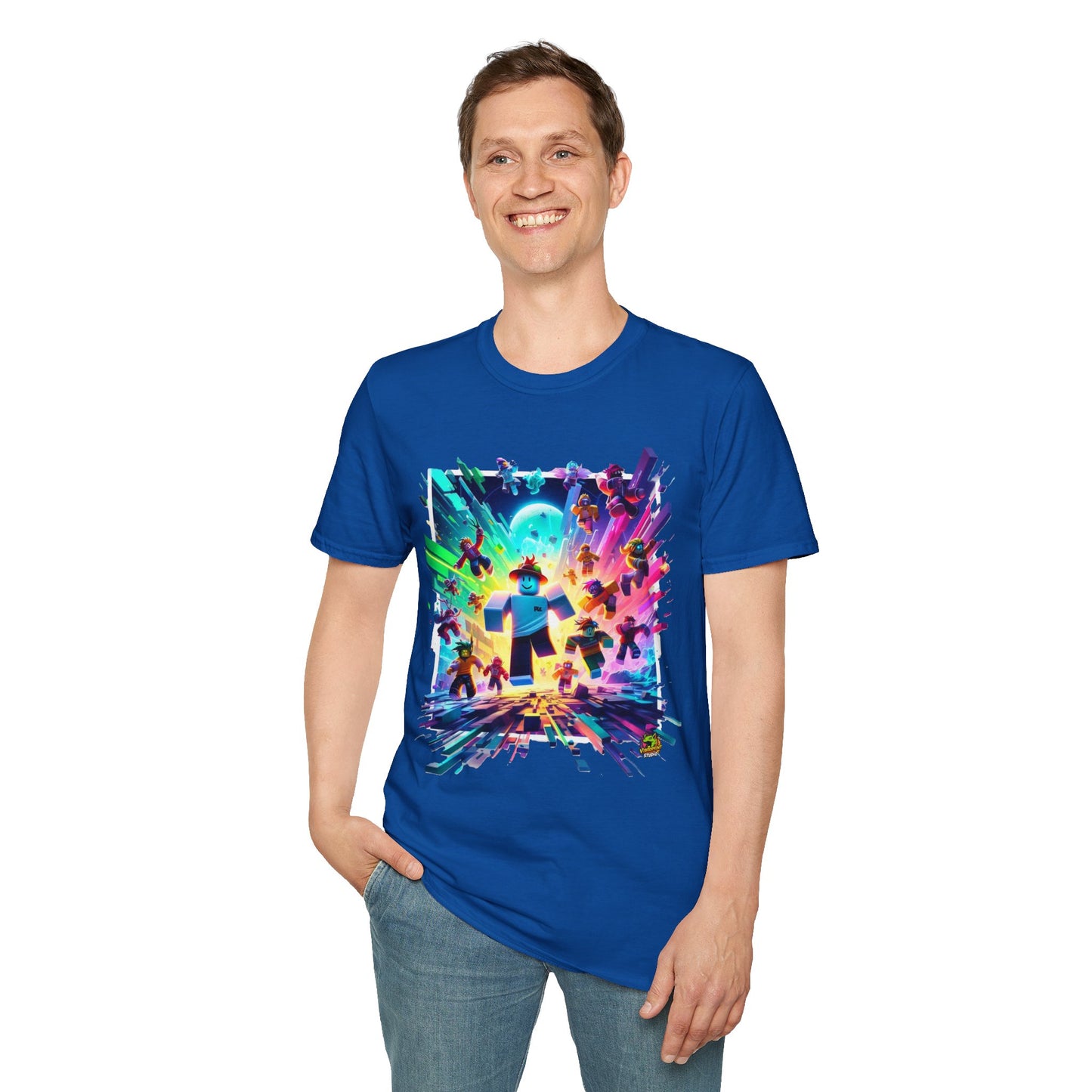 T-Shirt - Cool Roblox Adventure Tee for Kids | Roblox Graphic T-Shirt | Roblox Clothing for Boys & Girls | Fun Gift for Roblox Fans - custom-made. limited stock. Order yours now and stand out with this exclusive piece!