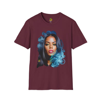 of - Aaliyah shirt | Iconic Memorial Portrait T-Shirt | Tribute to the Princess of R&B - custom-made. limited stock. Order yours now and stand out with this exclusive piece!