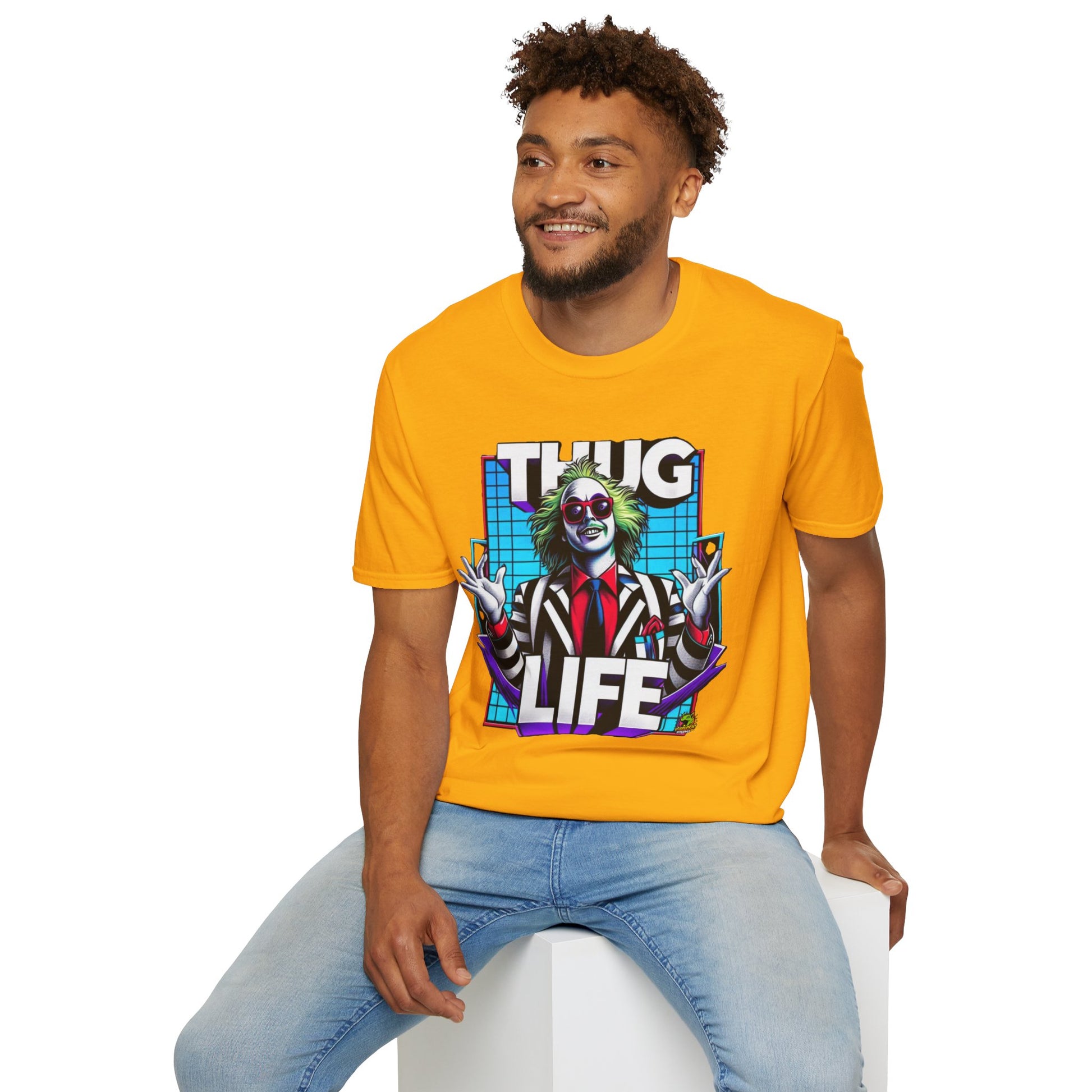 exclusive - Beetlejuice Shirt | Funny Thug Life Graphic Tee | Halloween Beetlejuice T-Shirt for Men & Women - premium material. limited stock. Order yours now and stand out with this exclusive piece!