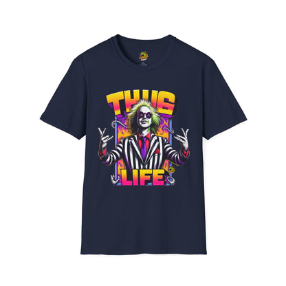 | - Beetlejuice Shirt | Thug Life Graphic Tee | Halloween Beetlejuice Costume T-Shirt - custom-made. limited stock. Order yours now and stand out with this exclusive piece!