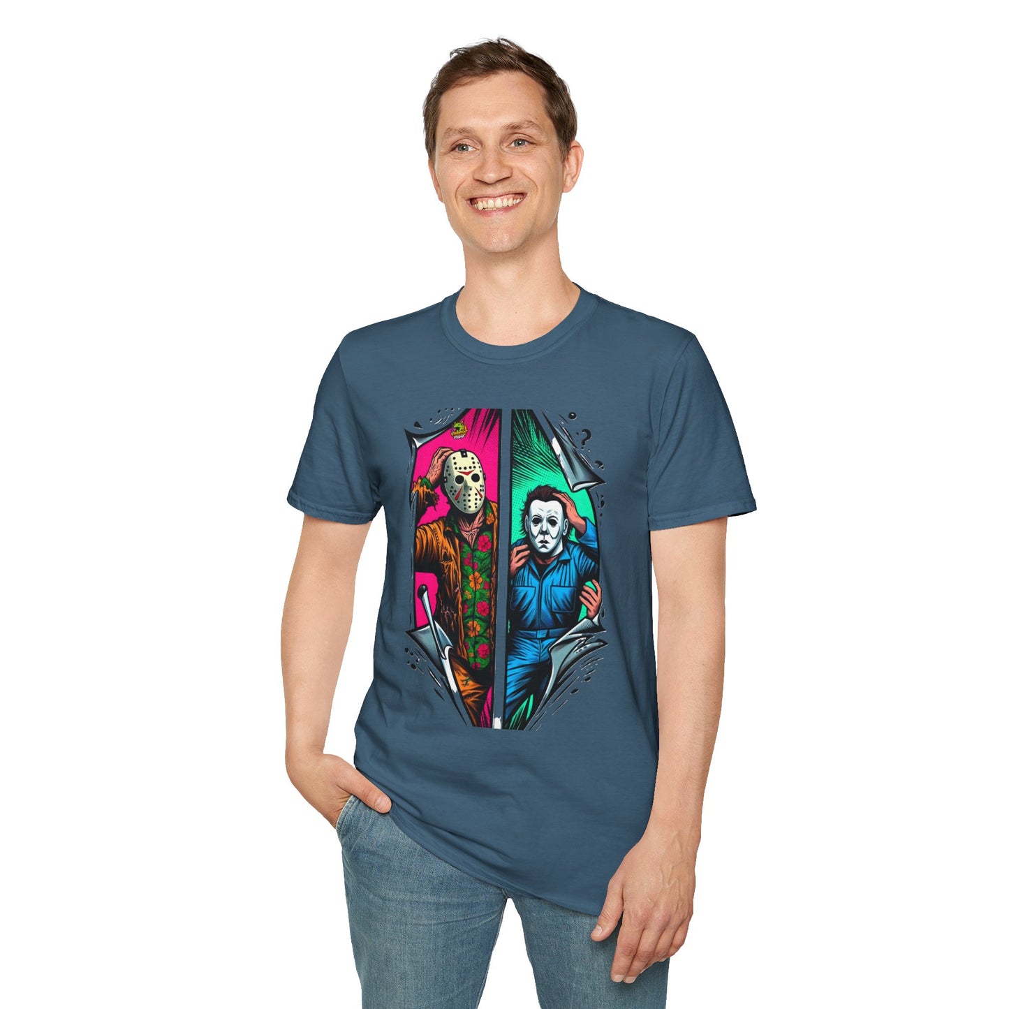 Michael Myers Vintage Shirt | Jason Voorhees Funny Picnic Scene Tee