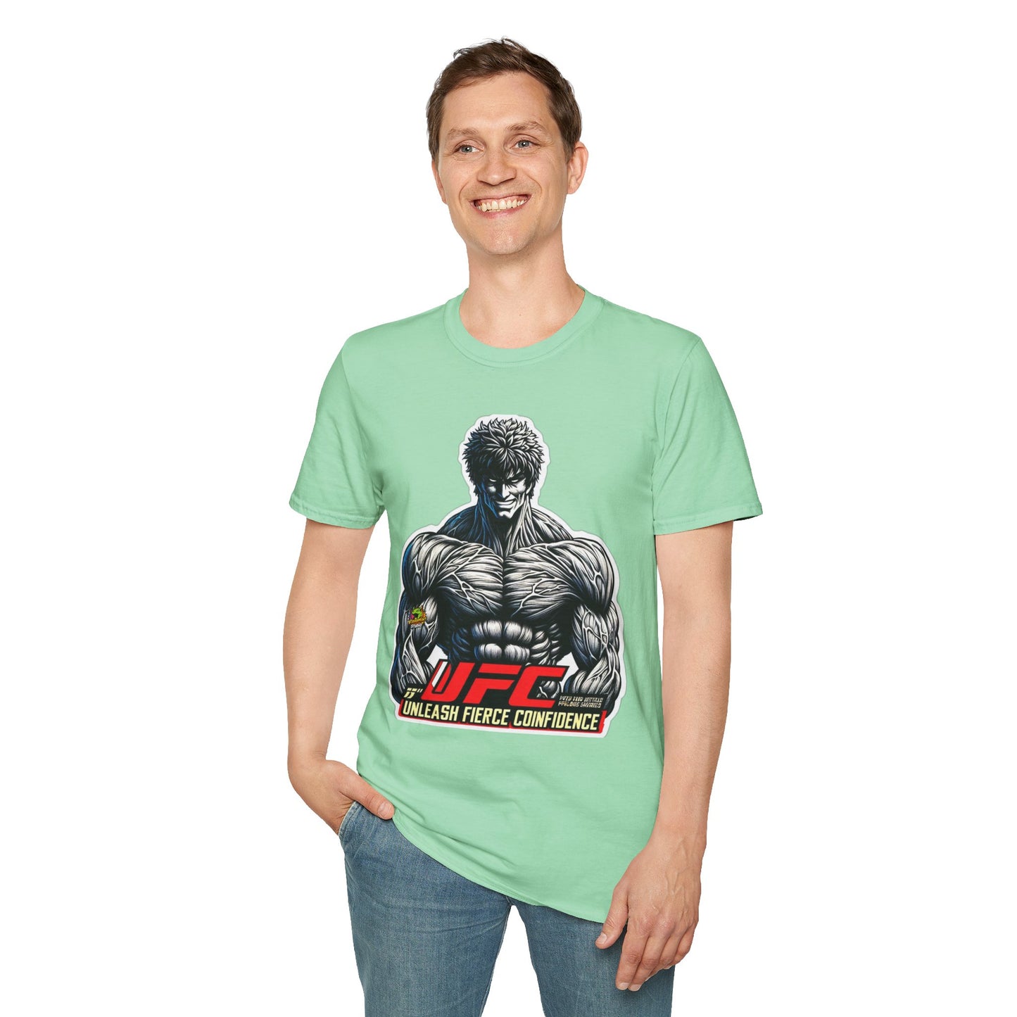 UFC T Shirt | Unleash Fierce Confidence | UFC Tee for Gym and Baki Anime Lovers