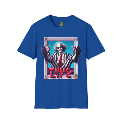 Beetlejuice - Beetlejuice Shirt | Thug Life Halloween Graphic T-Shirt | Funny Beetlejuice Tee - premium material. limited stock. Order yours now and stand out with this exclusive piece!