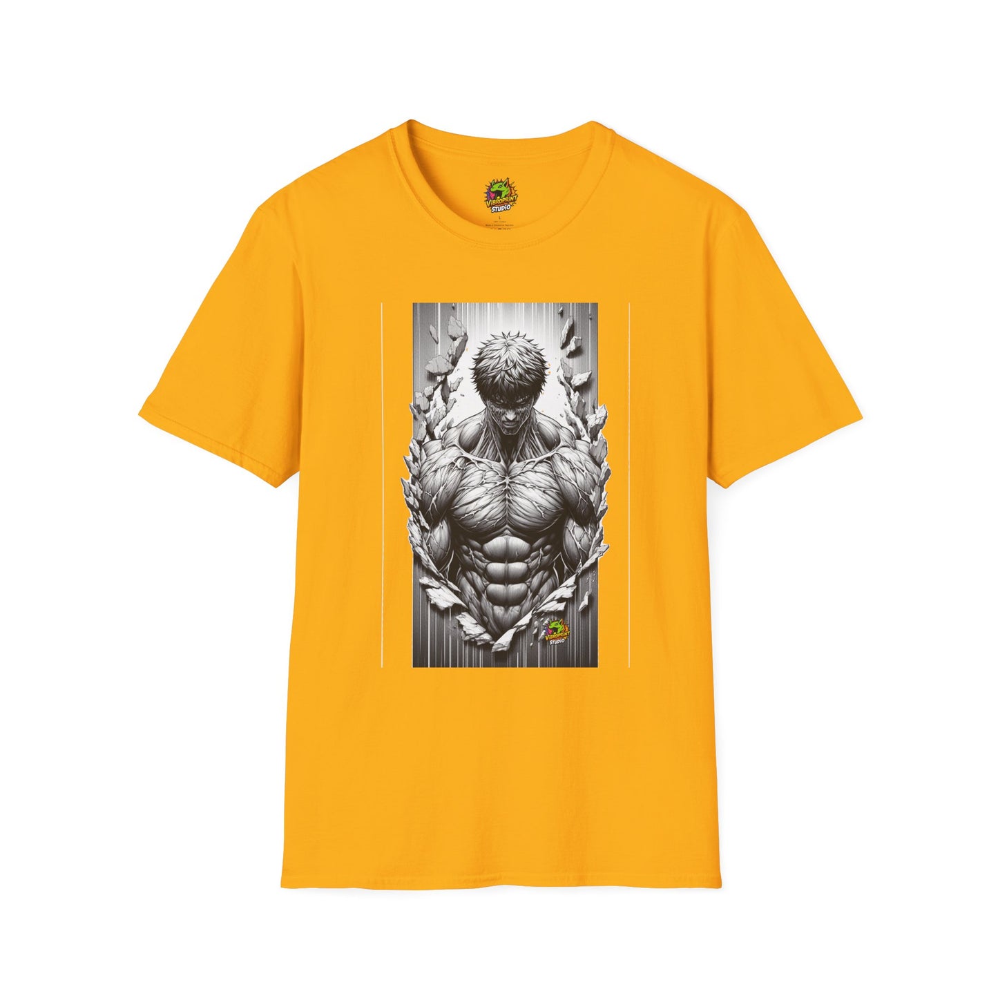 product - UFC T Shirt | Unleash Fierce Confidence | UFC Tee with Baki Anime Influence for Athletes - custom-made. limited stock. Order yours now and stand out with this exclusive piece!