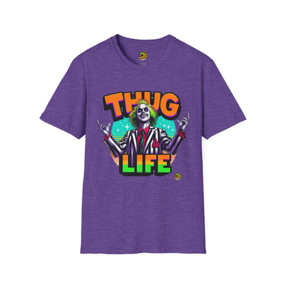 Shirt - Beetlejuice Shirt | Spooky Thug Life Tee | Halloween Beetlejuice Graphic Shirt Women - premium material. limited stock. Order yours now and stand out with this exclusive piece!