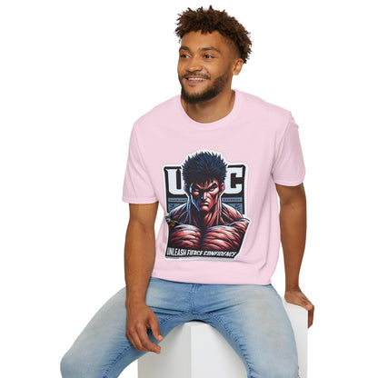 UFC T Shirt | Unleash Fierce Confidence | UFC Tee with Baki Anime Strength