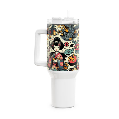 Tumbler - Stanley cup | Anime and Comic Geek Drinkware | Colorful Cartoon Tumbler - premium material. limited stock. Order yours now and stand out with this exclusive piece!