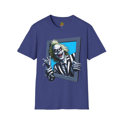 & - Beetlejuice Shirt | Halloween Costume Graphic Tee | Fun Beetlejuice T-Shirt for Adults & Kids | Iconic Movie Merch - premium material. limited stock. Order yours now and stand out with this exclusive piece!