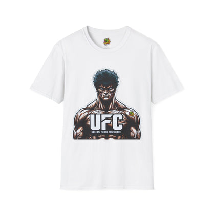 Shirt - UFC T Shirt | Unleash Fierce Confidence | UFC Tee with Baki Anime Motivation for Fitness - custom-made. perfect gift idea. Order yours now and stand out with this exclusive piece!