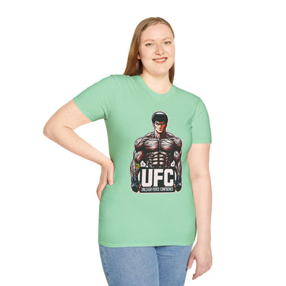 UFC T Shirt | Unleash Fierce Confidence | UFC Tee with Baki Anime Inspiration for Athletes