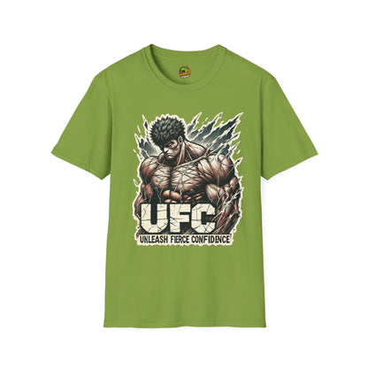 with - UFC T Shirt | Unleash Fierce Confidence | Motivational UFC Tee with Baki Anime Influence - custom-made. perfect gift idea. Order yours now and stand out with this exclusive piece!