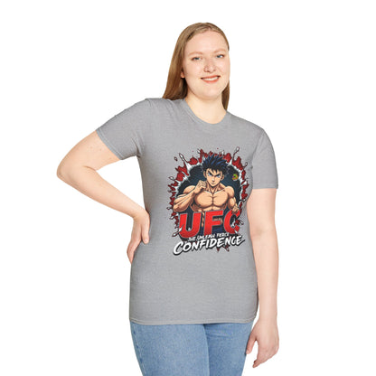 Tee - UFC T Shirt | Unleash Fierce Confidence | UFC Tee Inspired by Baki Anime for Fitness Enthusiasts - premium material. perfect gift idea. Order yours now and stand out with this exclusive piece!