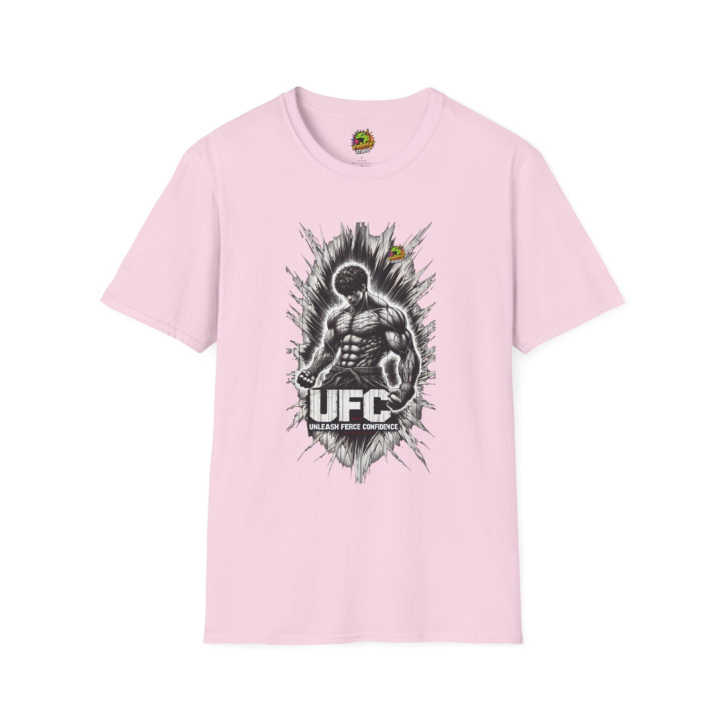 Confidence - UFC T Shirt | Unleash Fierce Confidence | Motivational UFC Tee with Baki Anime T Shirt - custom-made. perfect gift idea. Order yours now and stand out with this exclusive piece!