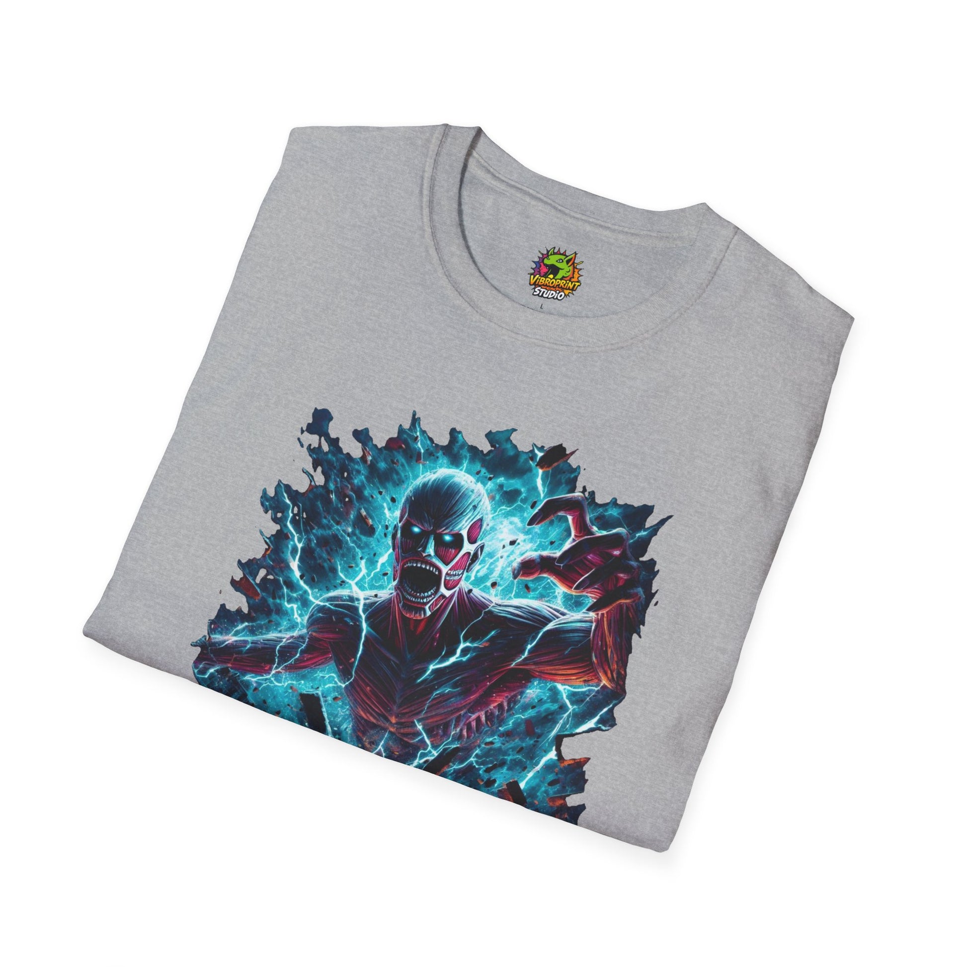 on - Eren Yeager Titan’s Wrath Unleashed Tee | Attack on Titan Shirt | - premium material. limited stock. Order yours now and stand out with this exclusive piece!