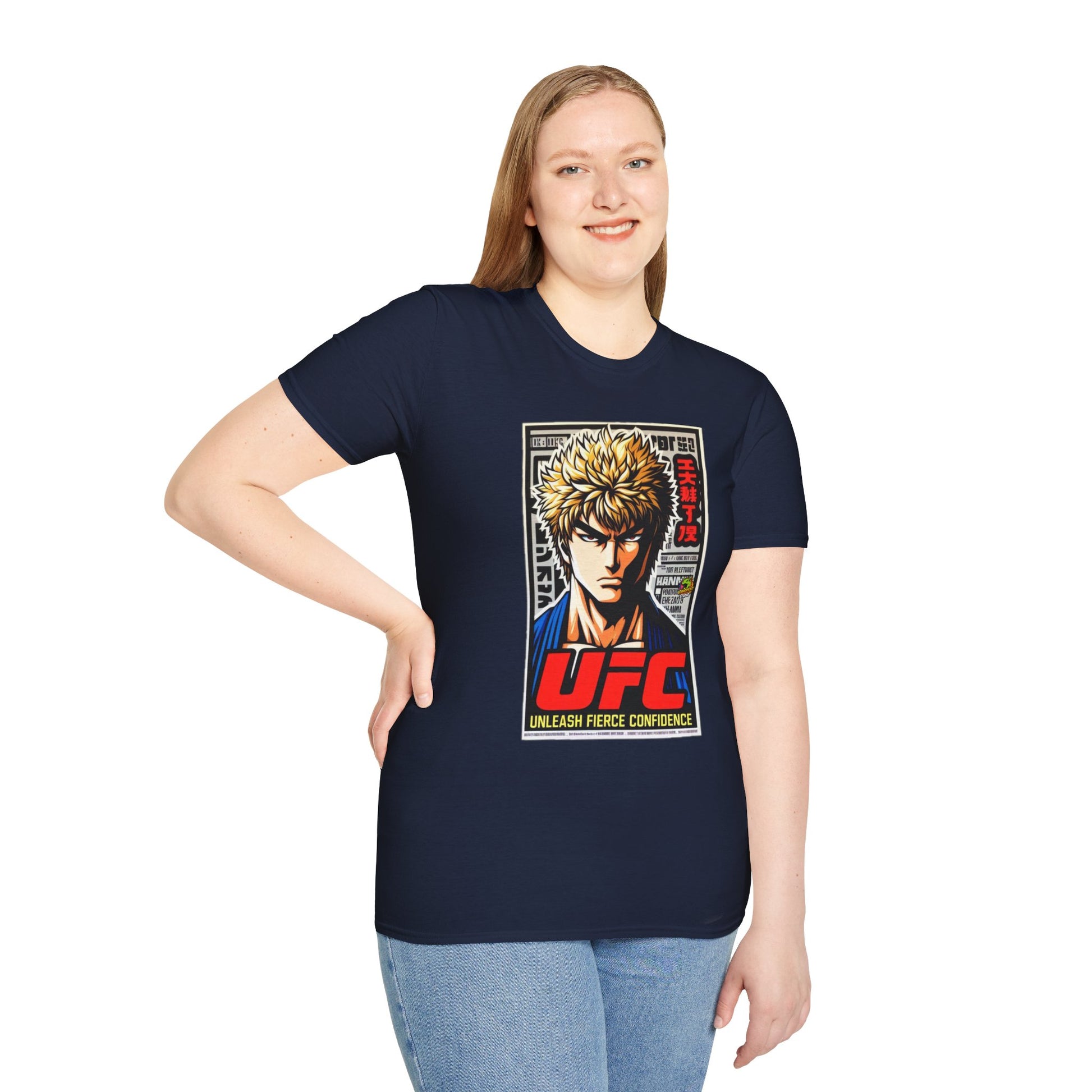 vintage horror shirt - UFC T Shirt | Unleash Fierce Confidence | UFC Tee for Gym Inspired by Baki - vintage aesthetic. limited edition vintage horror design. Order yours now and stand out with this exclusive piece!