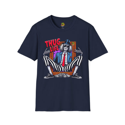 for - Beetlejuice Shirt | Thug Life Halloween Tee | Classic Beetlejuice T-Shirt for Fans - custom-made. perfect gift idea. Order yours now and stand out with this exclusive piece!