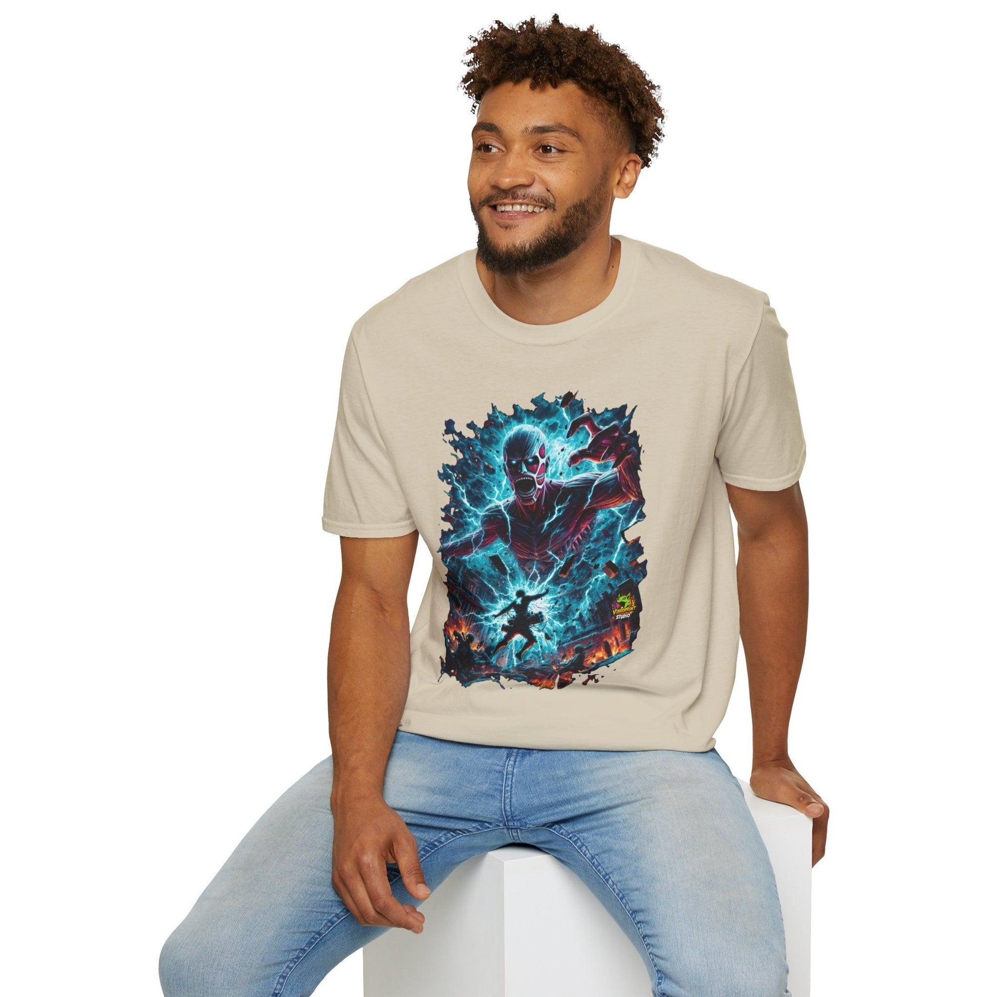 on - Eren Yeager Titan’s Wrath Unleashed Tee | Attack on Titan Shirt | - premium material. perfect gift idea. Order yours now and stand out with this exclusive piece!