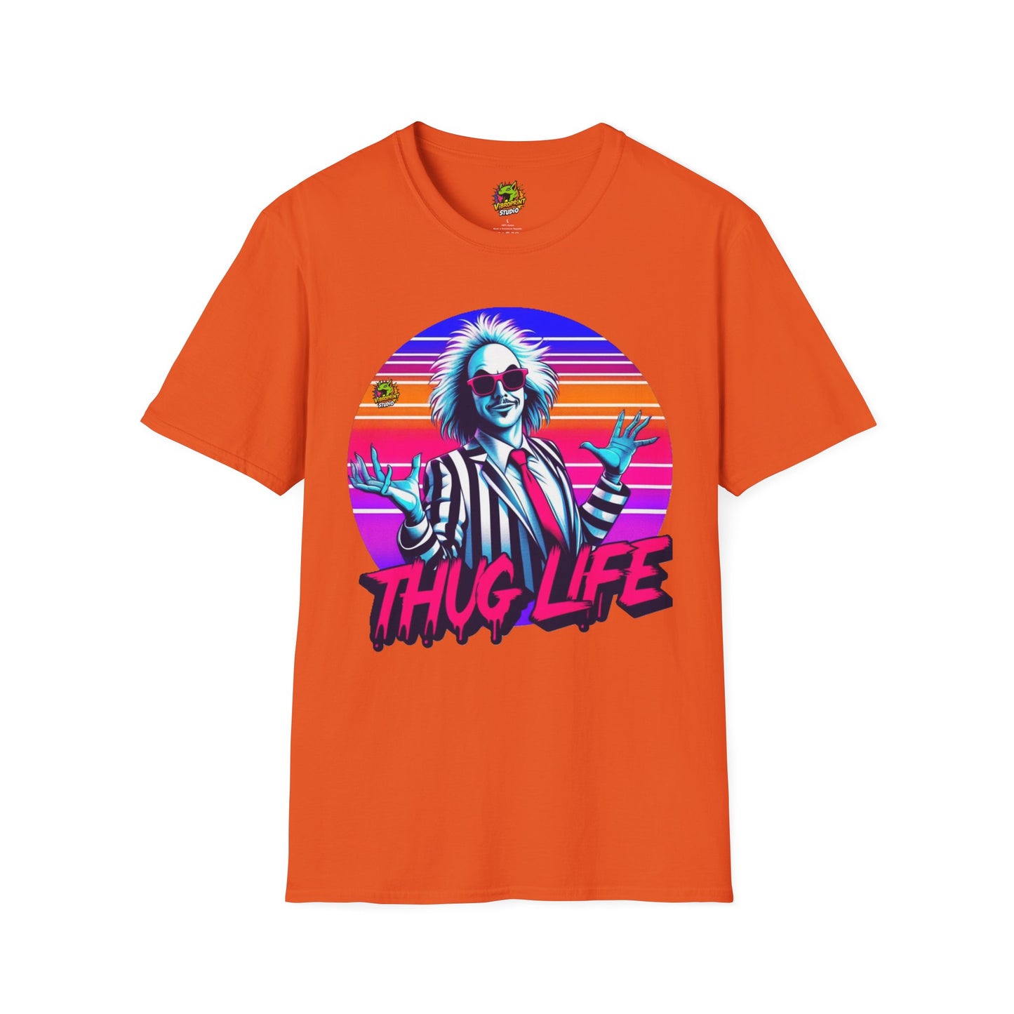 Halloween - Beetlejuice Shirt | Thug Life Halloween Tee | Classic Beetlejuice Graphic Shirt - custom-made. perfect gift idea. Order yours now and stand out with this exclusive piece!