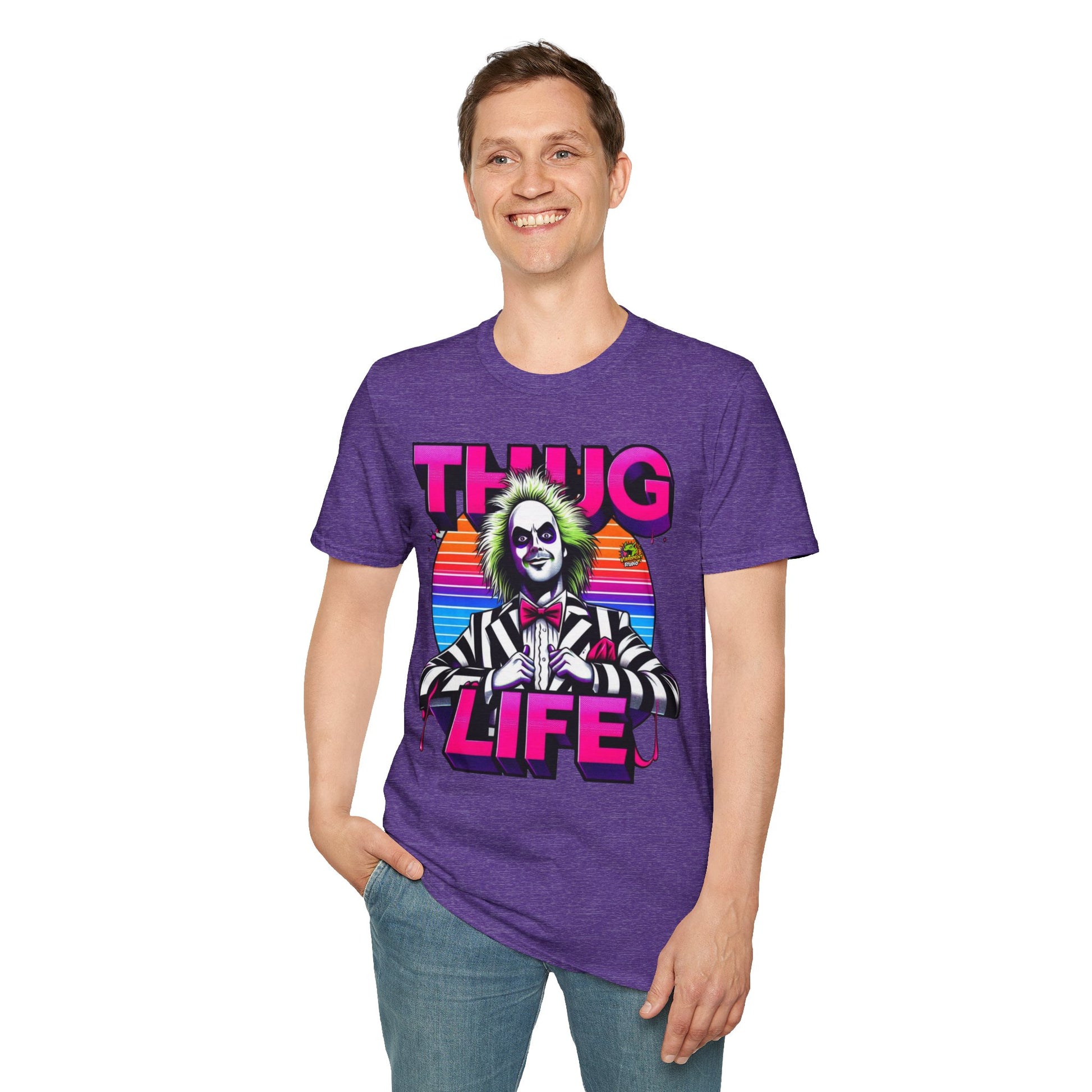 high-quality - Beetlejuice Shirt | Thug Life Inspired T-Shirt | Halloween Horror Graphic Tee | Funny Beetlejuice Shirt - premium material. perfect gift idea. Order yours now and stand out with this exclusive piece!