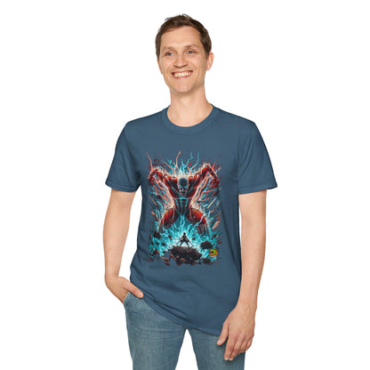 Eren Yeager Titan’s Courage Tee | Official Attack on Titan Shirt | - VibroPrint Studio