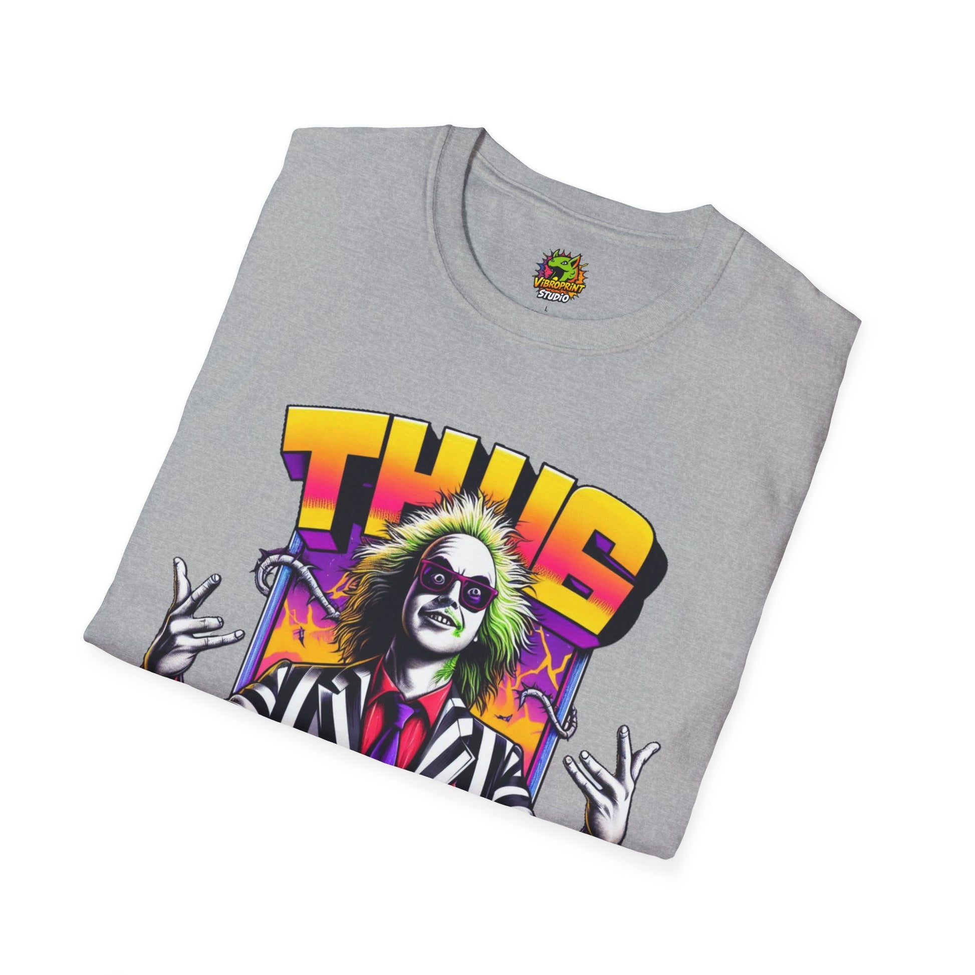 Halloween - Beetlejuice Shirt | Thug Life Graphic Tee | Halloween Beetlejuice Costume T-Shirt - custom-made. perfect gift idea. Order yours now and stand out with this exclusive piece!