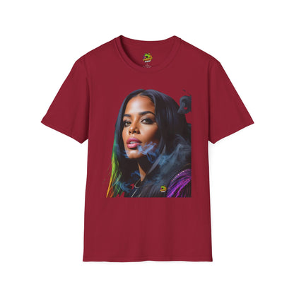 Tribute - Aaliyah shirt | Tribute to the Queen of Urban Pop | Memorial R&B Portrait Tee - custom-made. perfect gift idea. Order yours now and stand out with this exclusive piece!