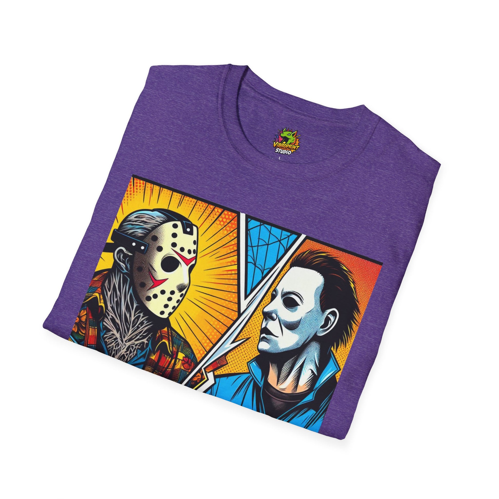 product - Jason & Michael Halloween Shirt | Funny Vintage Horror Tee - custom-made. limited stock. Order yours now and stand out with this exclusive piece!