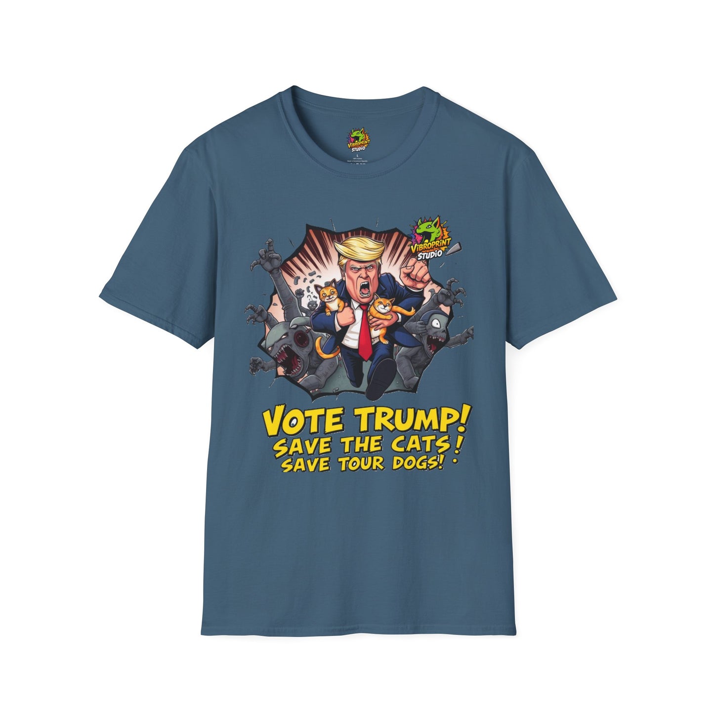 Tee - They're Eating the Dogs Tee | Trump Election Satire Shirt | Funny Political Graphic Tee - custom-made. limited stock. Order yours now and stand out with this exclusive piece!