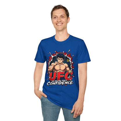 UFC - UFC T Shirt | Unleash Fierce Confidence | UFC Tee Inspired by Baki Anime for Fitness Enthusiasts - premium material. perfect gift idea. Order yours now and stand out with this exclusive piece!