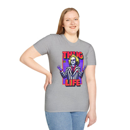 Graphic - Beetlejuice Shirt | Halloween Thug Life Tee | Classic Beetlejuice Graphic T-Shirt - premium material. perfect gift idea. Order yours now and stand out with this exclusive piece!