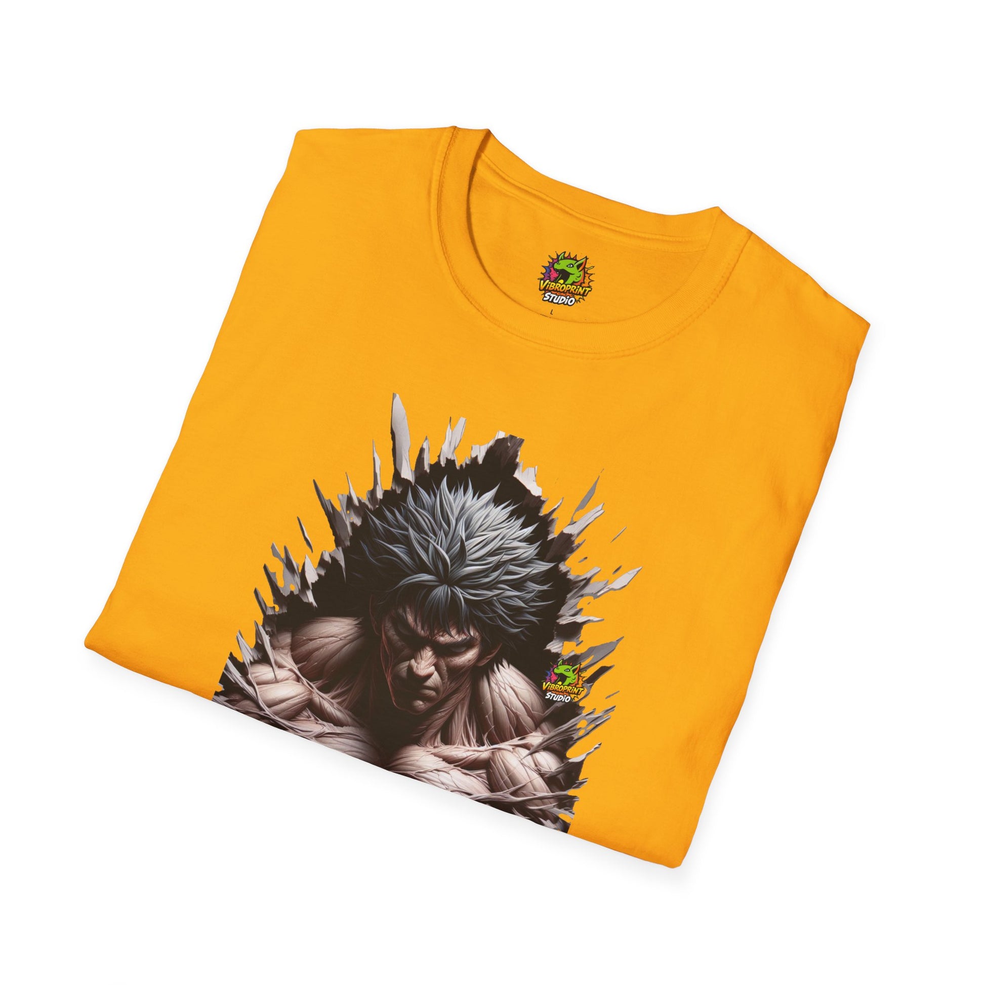 Influence - UFC T Shirt | Unleash Fierce Confidence | UFC Tee with Baki Anime Influence for Athletes - premium material. limited stock. Order yours now and stand out with this exclusive piece!