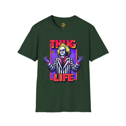 Graphic - Beetlejuice Shirt | Halloween Thug Life Tee | Classic Beetlejuice Graphic T-Shirt - premium material. limited stock. Order yours now and stand out with this exclusive piece!