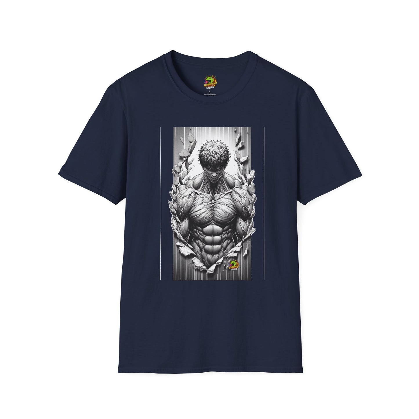 product - UFC T Shirt | Unleash Fierce Confidence | UFC Tee with Baki Anime Influence for Athletes - custom-made. limited stock. Order yours now and stand out with this exclusive piece!