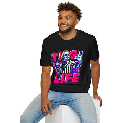 exclusive - Beetlejuice Shirt | Thug Life Halloween Graphic Tee | Spooky Beetlejuice T-Shirt - custom-made. perfect gift idea. Order yours now and stand out with this exclusive piece!