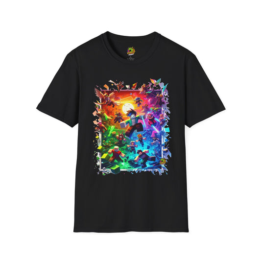 Roblox Avatar Tee for Boys & Girls | Cool Roblox Kids Shirt | Roblox Graphic T-Shirt | Roblox Gift for Gamers - High Quality Image