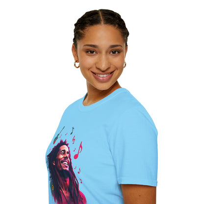 Bob Marley T-Shirt - Vibrant Rasta Revolution