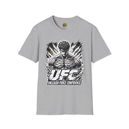 UFC - UFC T Shirt | Unleash Fierce Confidence | UFC Tee with Baki Anime T Shirt Motivation - custom-made. limited stock. Order yours now and stand out with this exclusive piece!