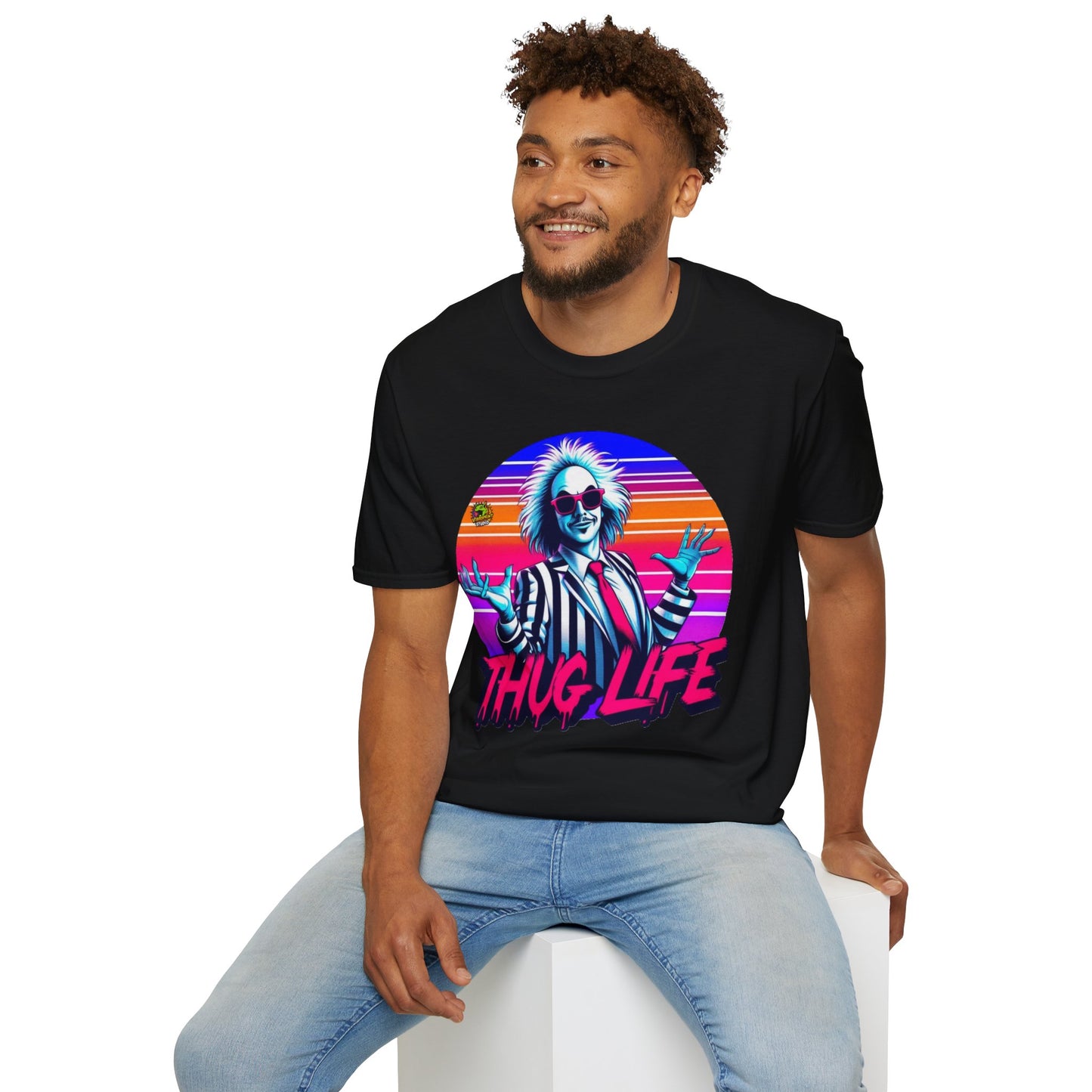 | - Beetlejuice Shirt | Thug Life Halloween Tee | Classic Beetlejuice Graphic Shirt - custom-made. limited stock. Order yours now and stand out with this exclusive piece!