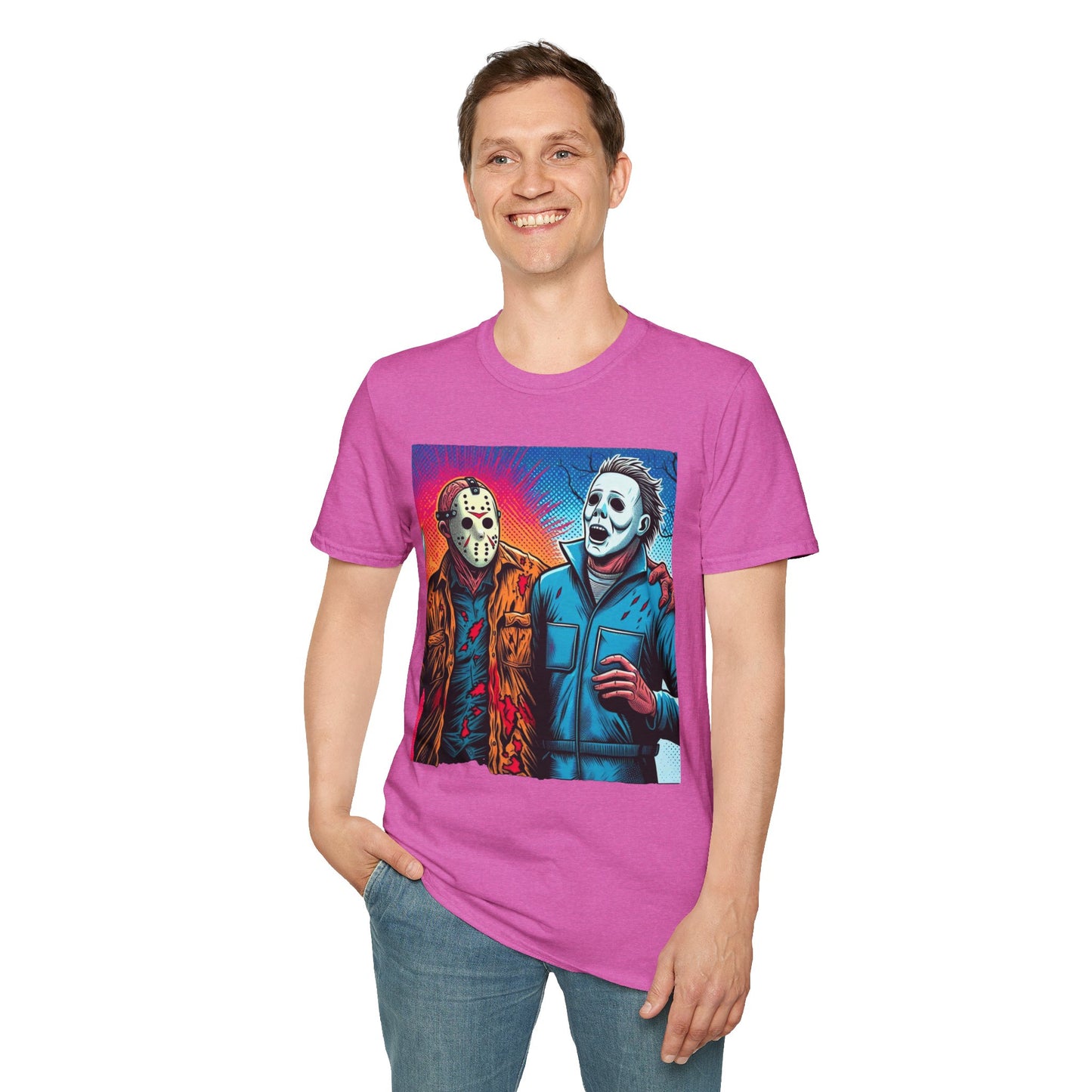 Jason Voorhees & Michael Myers Shirt | Funny Vintage Halloween Tee