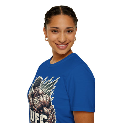 UFC T Shirt | Unleash Fierce Confidence | Motivational UFC Tee with Baki Anime Influence