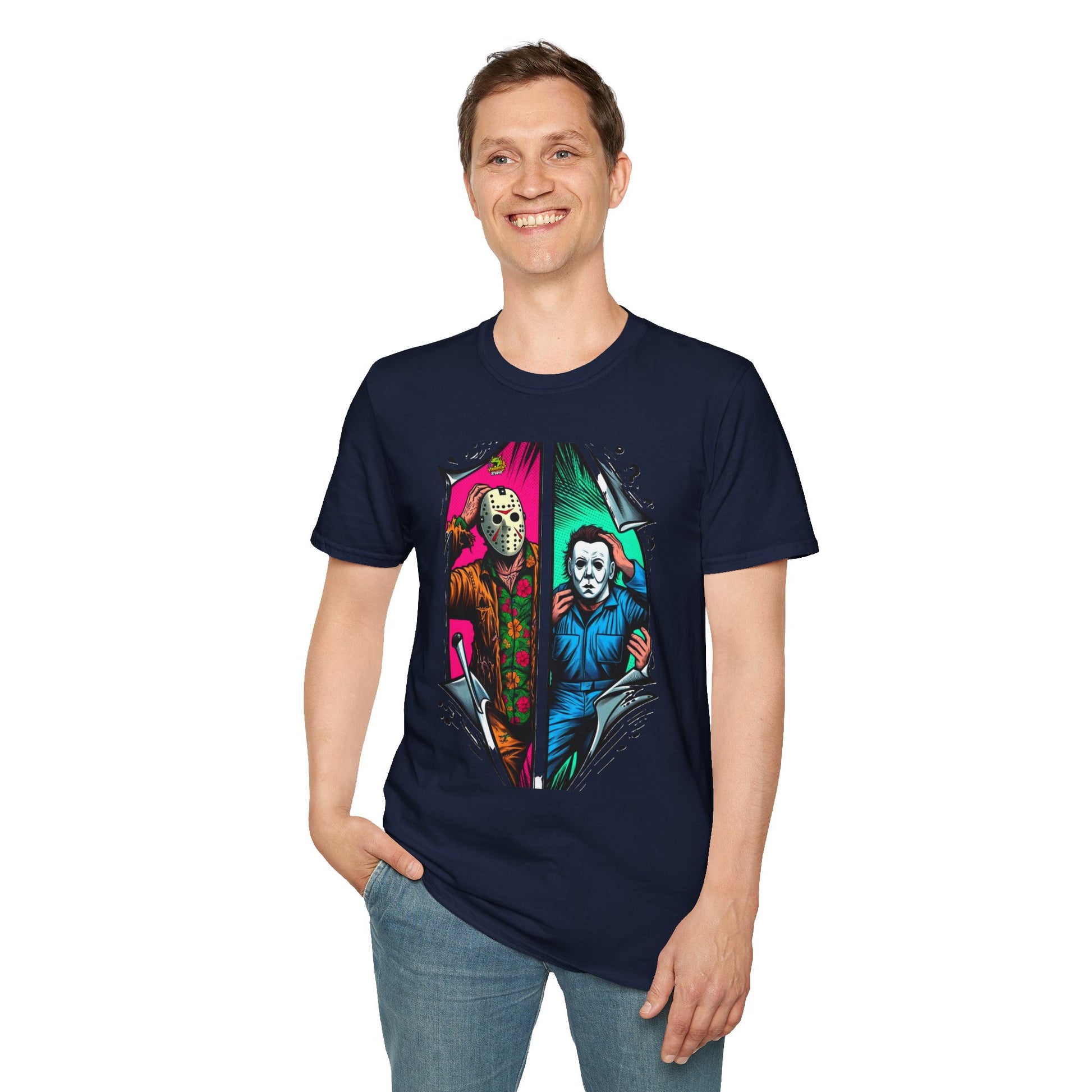 Shirt - Michael Myers Vintage Shirt | Jason Voorhees Funny Picnic Scene Tee - custom-made. perfect gift idea. Order yours now and stand out with this exclusive piece!