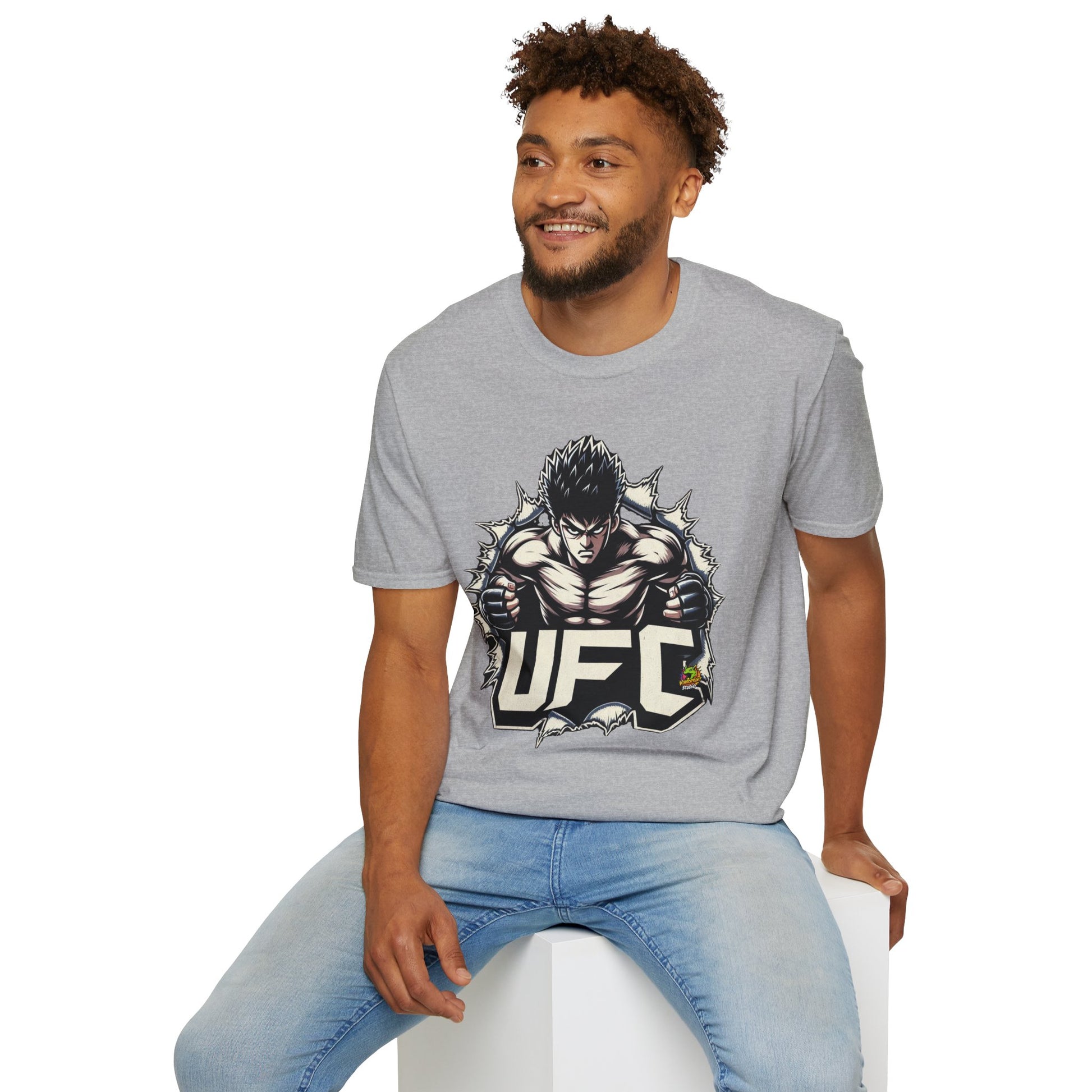 spooky season fashion - UFC T Shirt | Motivational UFC Tee | Unleash Fierce Confidence in Fitness - gift for horror fans. premium horror movie t-shirt for spooky occasions. Order yours now and stand out with this exclusive piece!