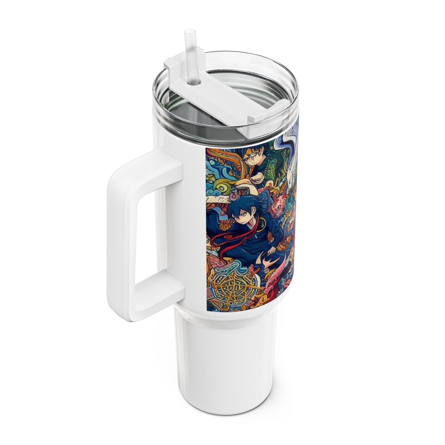 Tumbler - Stanley cup | Anime Geek Drinkware | Colorful Cartoon Tumbler - premium material. perfect gift idea. Order yours now and stand out with this exclusive piece!