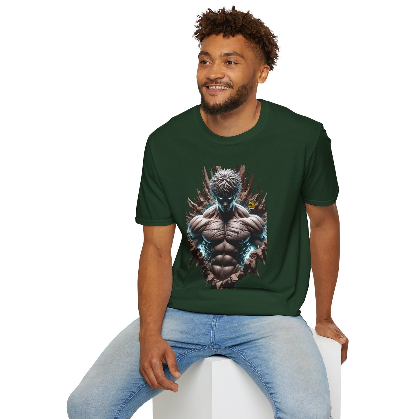 UFC T Shirt | Unleash Fierce Confidence | UFC Tee with Baki Anime Strength for Athletes