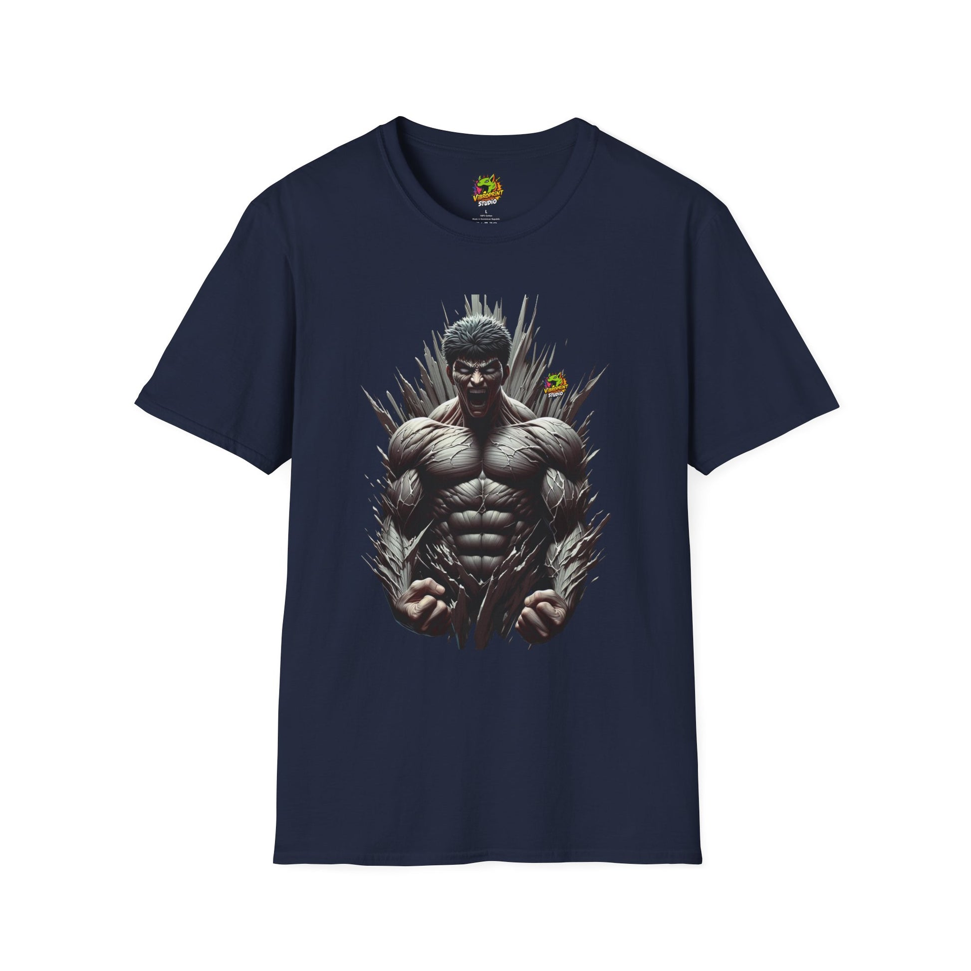 | - UFC T Shirt | Unleash Fierce Confidence | UFC Tee with Baki Anime Inspiration for Gym - premium material. perfect gift idea. Order yours now and stand out with this exclusive piece!