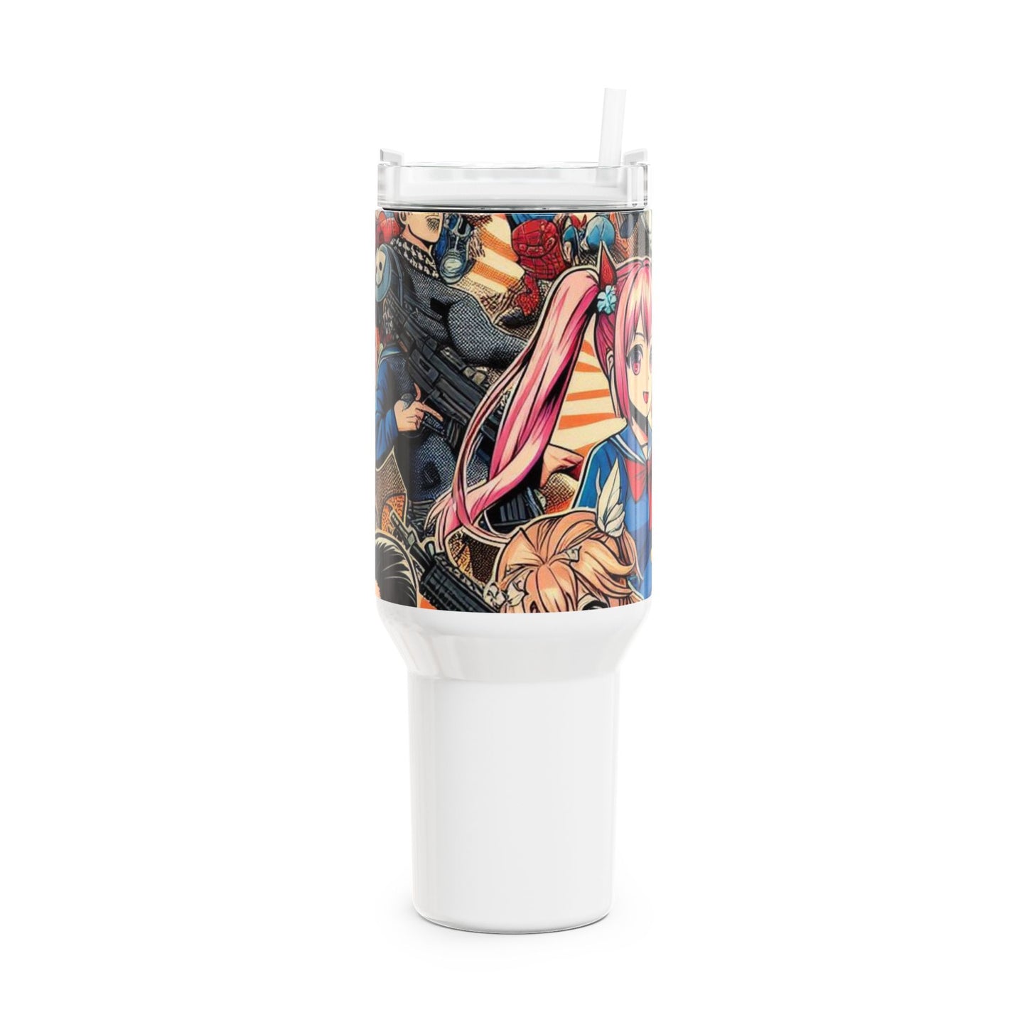 Drinkware - Stanley cup | Geek Themed Drinkware for Anime and Cartoon Fans | Colorful Tumbler - premium material. limited stock. Order yours now and stand out with this exclusive piece!