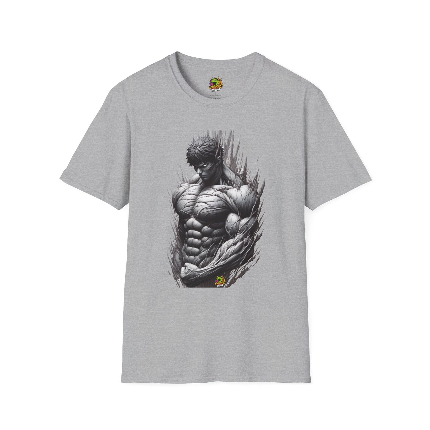 with - UFC T Shirt | Unleash Fierce Confidence | UFC Tee with Baki Anime Inspiration for Fitness Lovers - custom-made. limited stock. Order yours now and stand out with this exclusive piece!