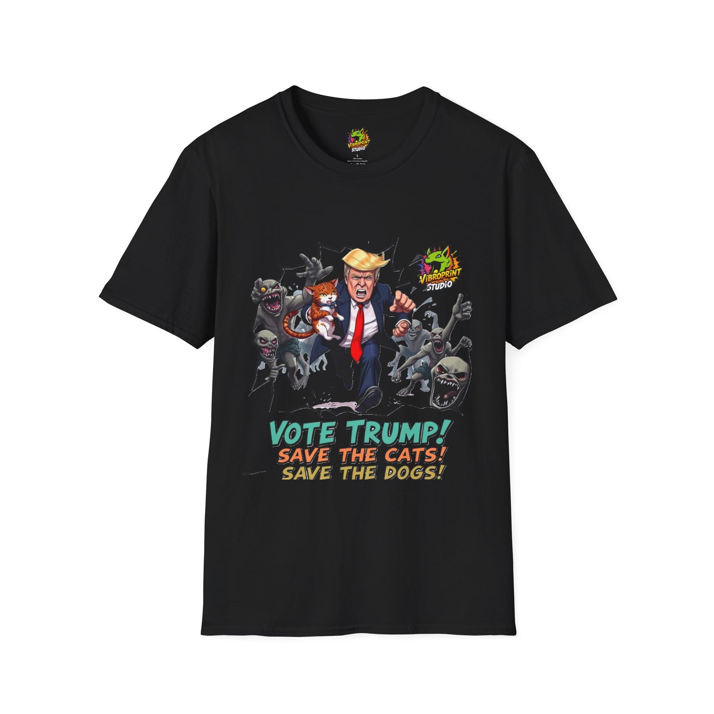 Eating - They're Eating the Dogs Shirt | Funny Cat and Dog Political Tee | Trump Election Satire T-Shirt - custom-made. perfect gift idea. Order yours now and stand out with this exclusive piece!